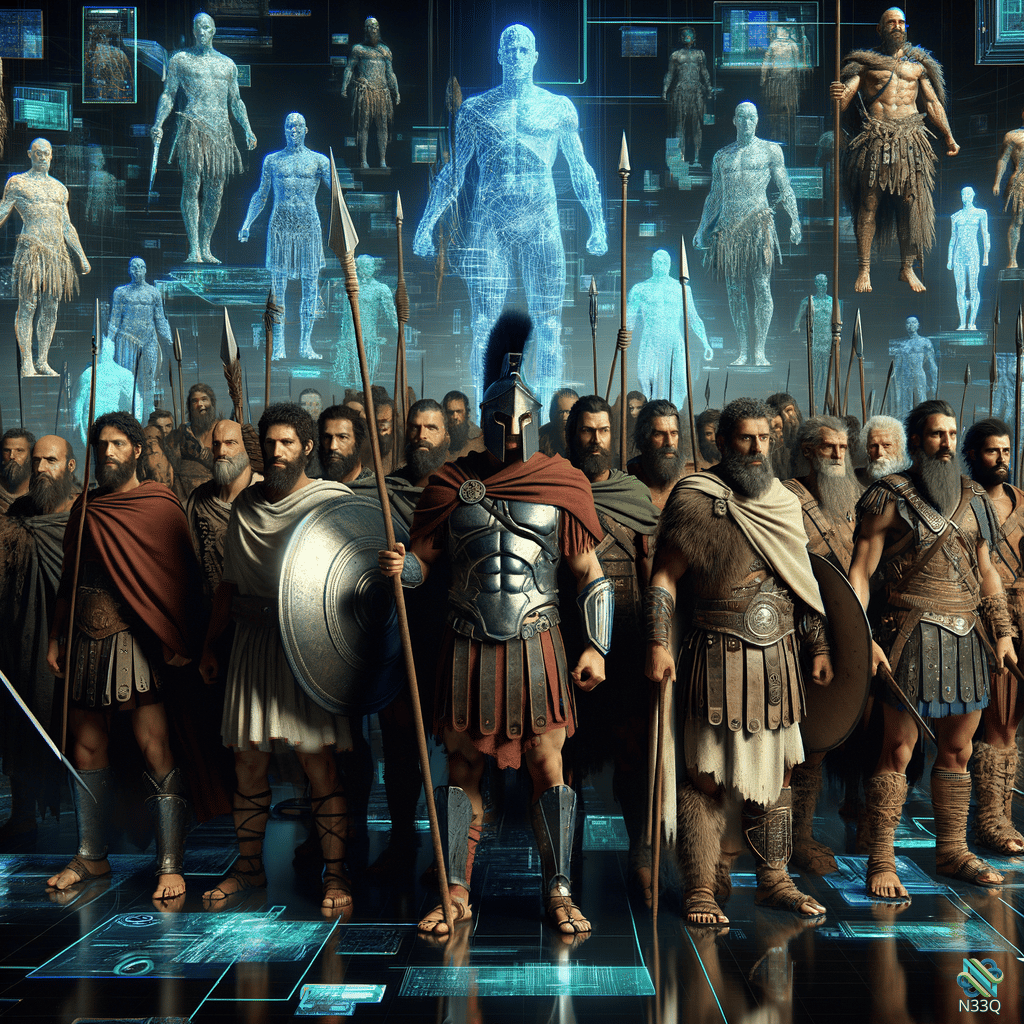 Ancient Warriors Before Holographic Projections