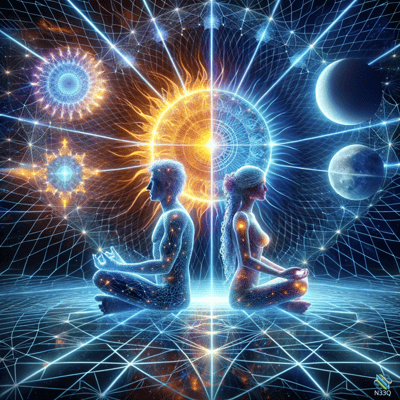 Sun and Moon Meditation in Cosmic Grid