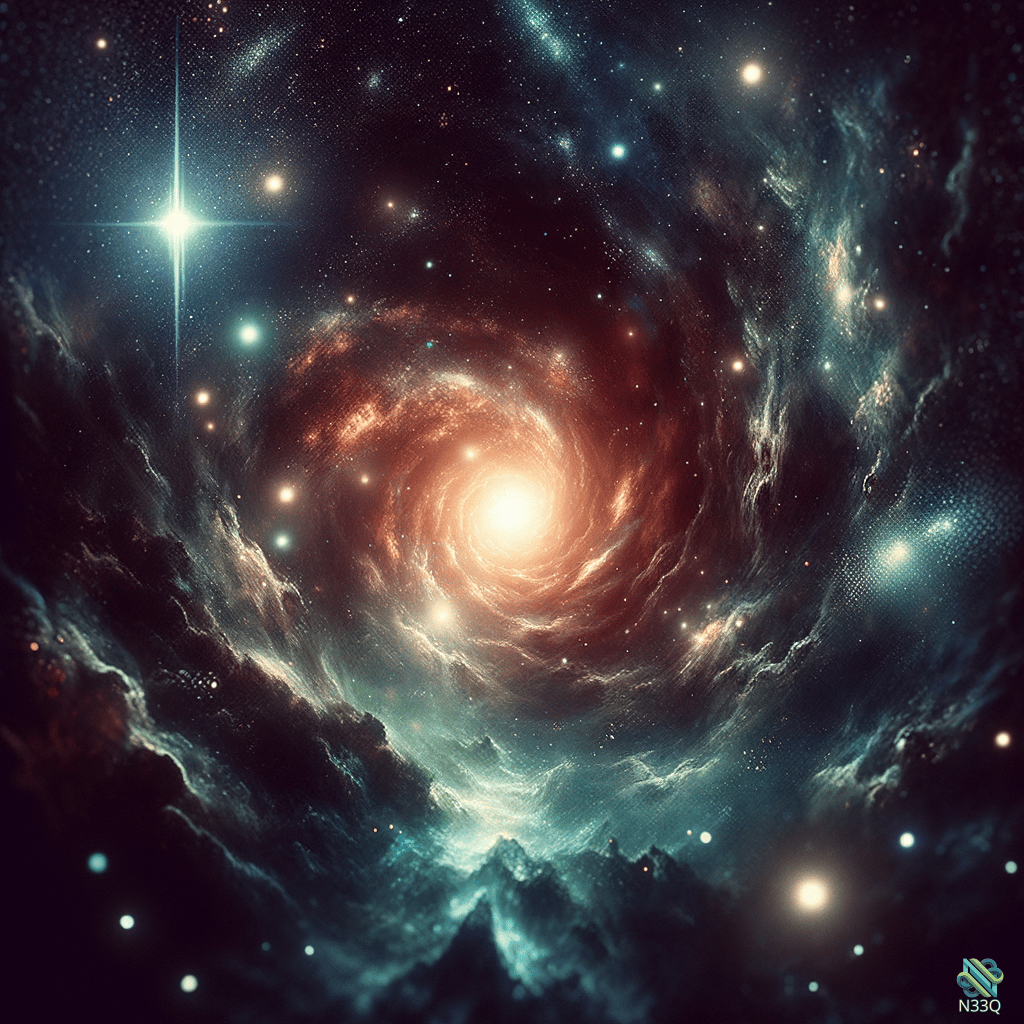 Spiral Galaxy with Radiant Central Core