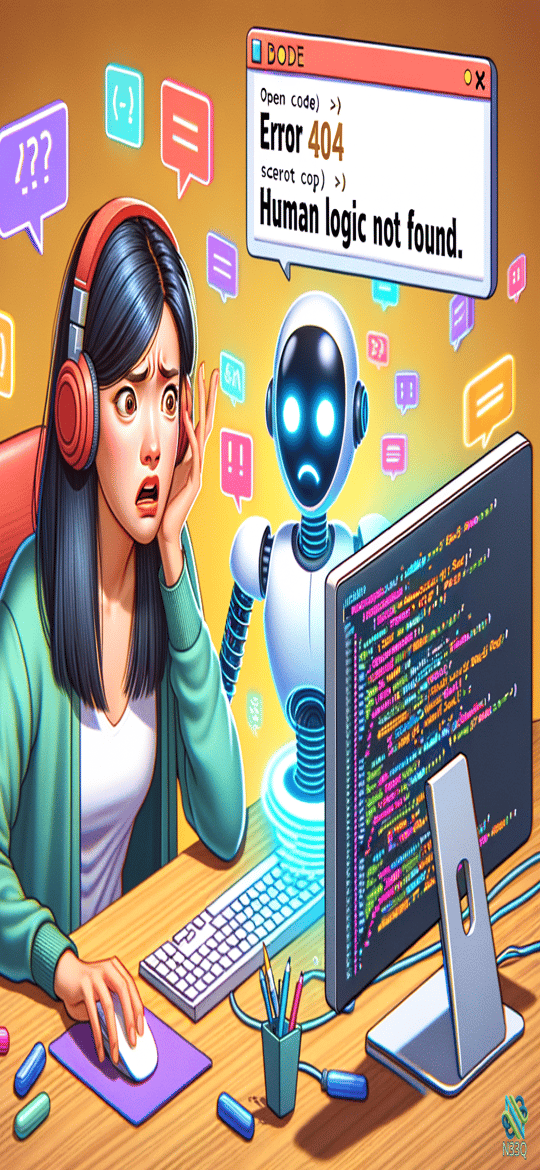Woman Shocked by Robot Error Message