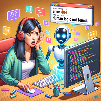 Woman Shocked by Robot Error Message