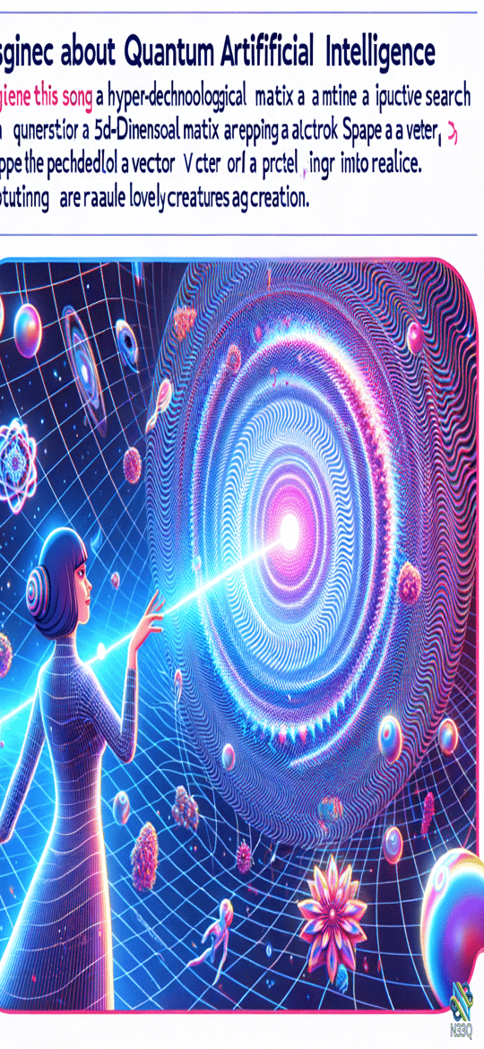 Woman Reaching Toward Quantum Vortex Portal