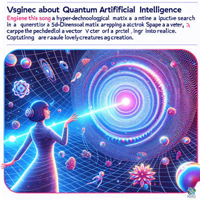 Woman Reaching Toward Quantum Vortex Portal
