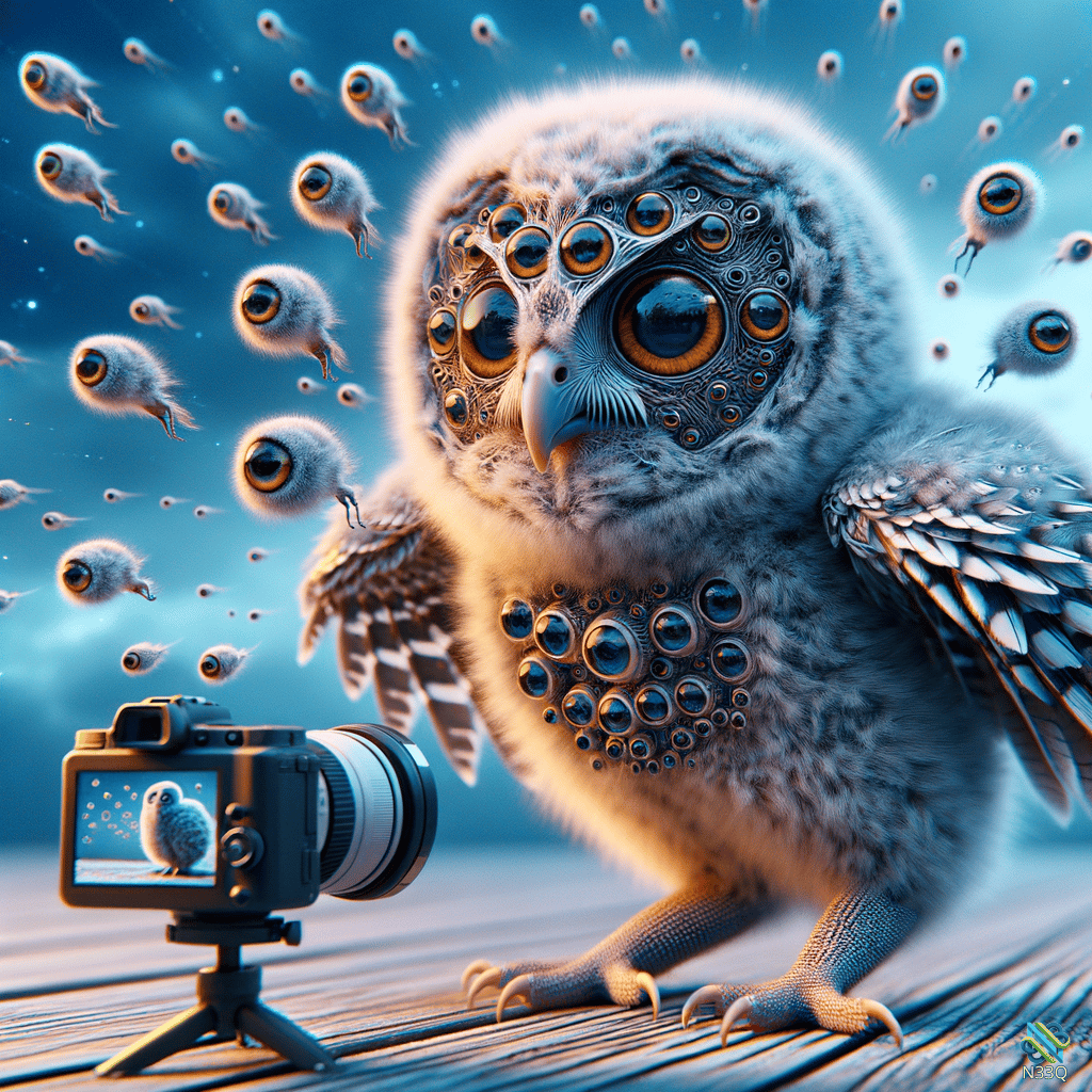 Multi-Eyed Owlet Posing for Camera