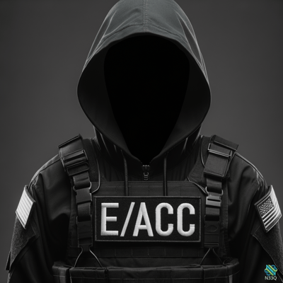 Hooded Figure in E/ACC Tactical Vest