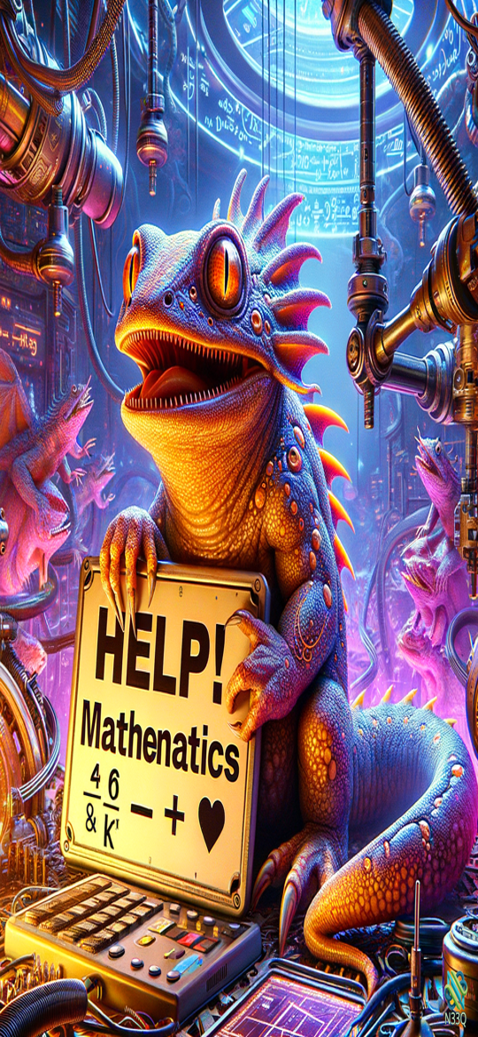 Dragon Holding Math Help Sign in Neon Lab