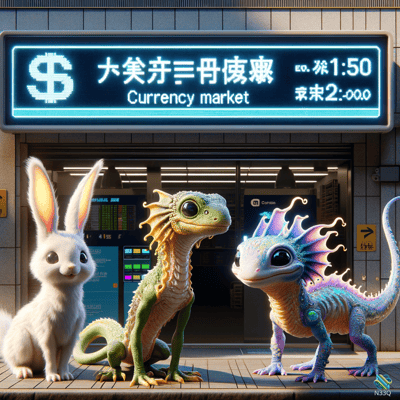 White Rabbit and Dragons at Currency Market