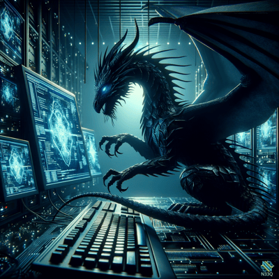 Black Dragon in Server Room