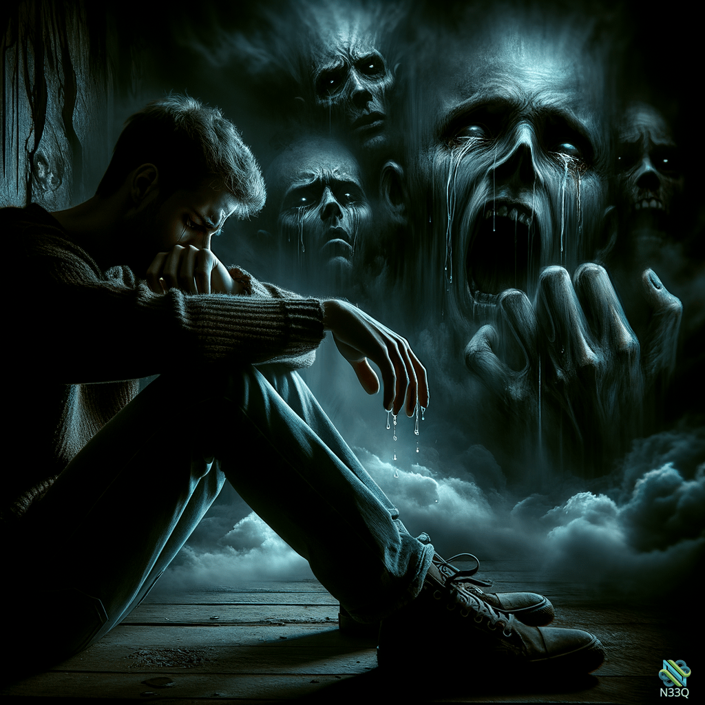 Man Tormented by Screaming Ghosts