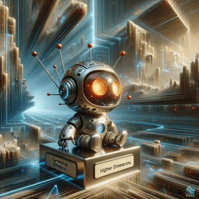 Robot on Higher Dimensions Pedestal