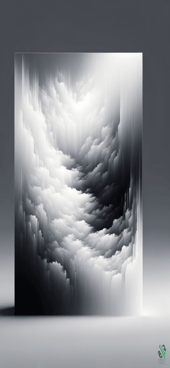 Swirling Monochrome Cloud Layers