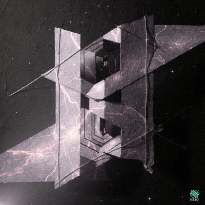 Fragmented Marble Geometric Structure in Space