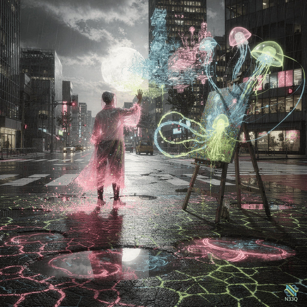 AI-generated artwork #2157 — N33Q AI art gallery