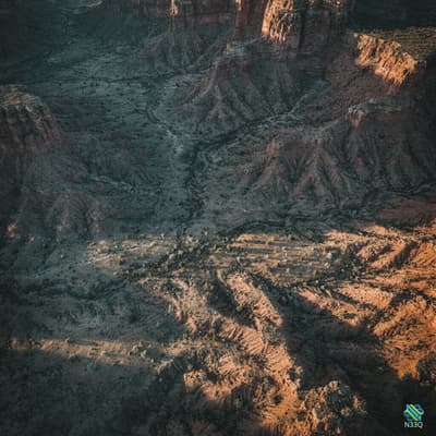 Aerial View of Red Rock Canyon