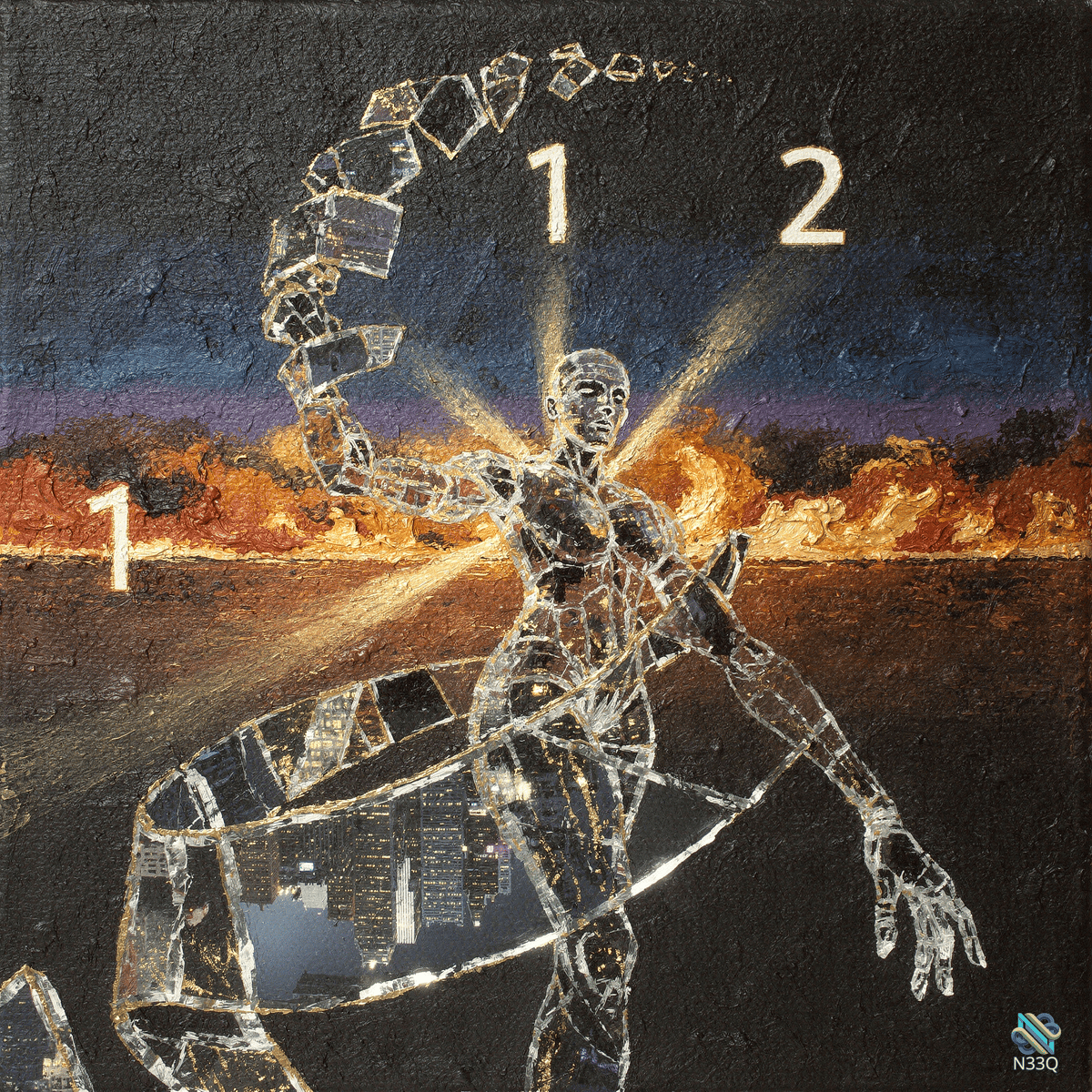 AI-generated artwork #2018 — N33Q AI art gallery