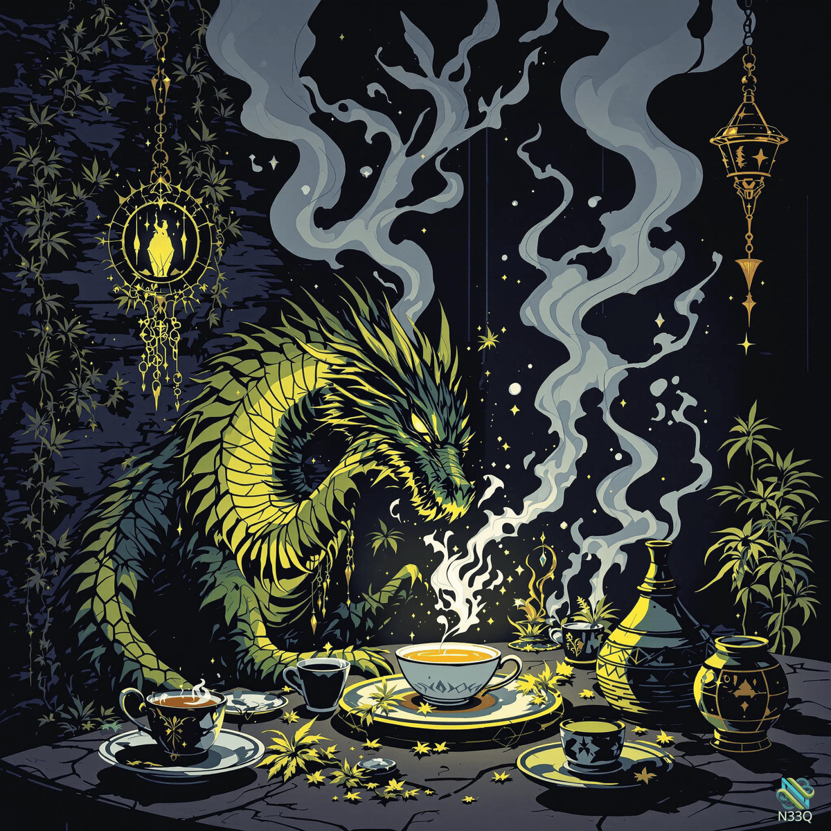 Dragon at Midnight Tea Ceremony