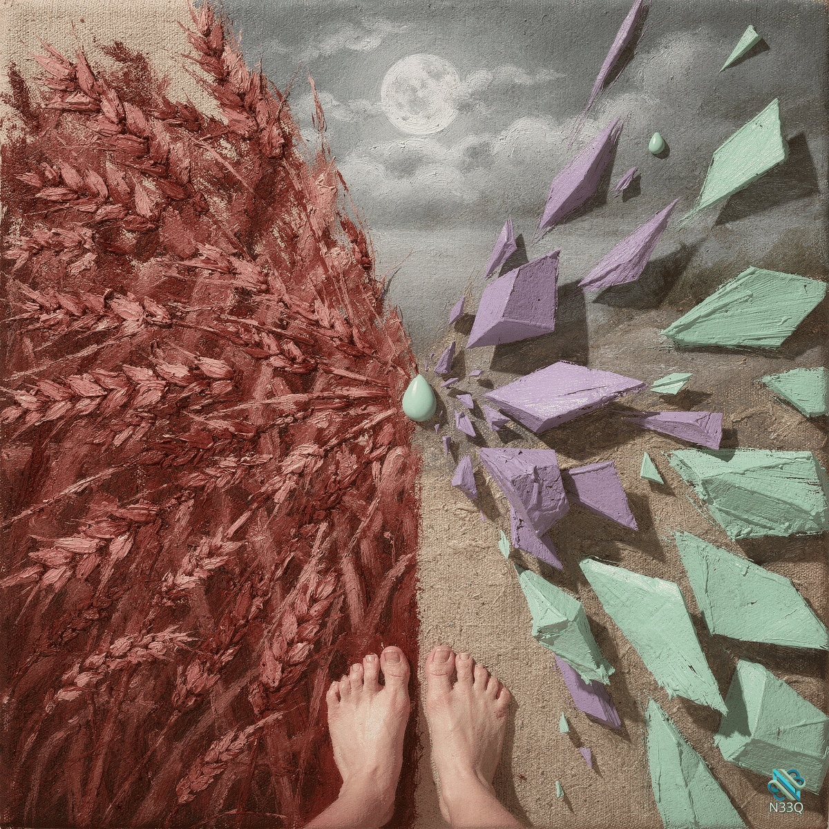 AI-generated artwork #2098 — N33Q AI art gallery