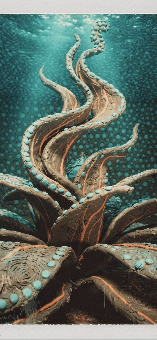 Giant Tentacles Rising from the Sea Floor