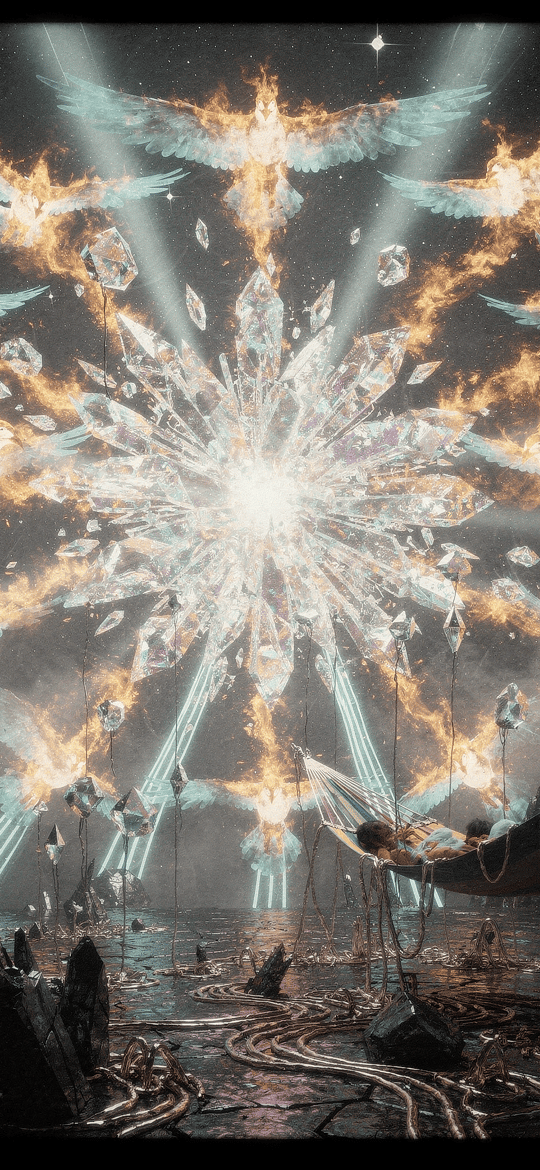 Hammock Beneath Exploding Crystal Wings